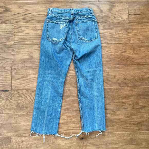 Rag & Bone Jeans Women's Size 25 Straight Distressed Shaker Light Wash - Picture 2 of 10